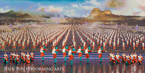 Das Ensemble von Shen Yun Performing Arts begeisterte auch heuer Tausende Besucher in ganz Europa, wie hier mit dem Tanz 
