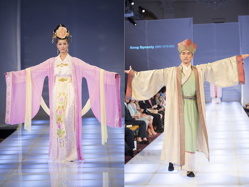 Fotos: Han Couture Modenschau© New Tang Dynasty Television