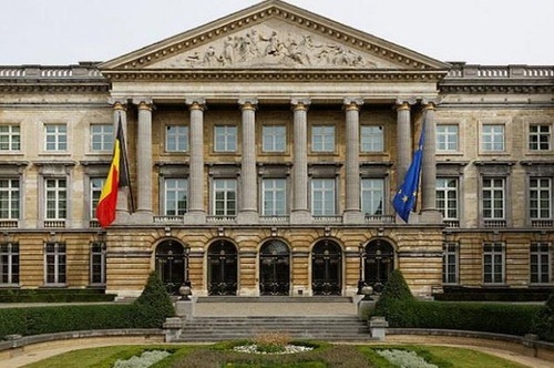 Parlamentsgebäude in Belgien.