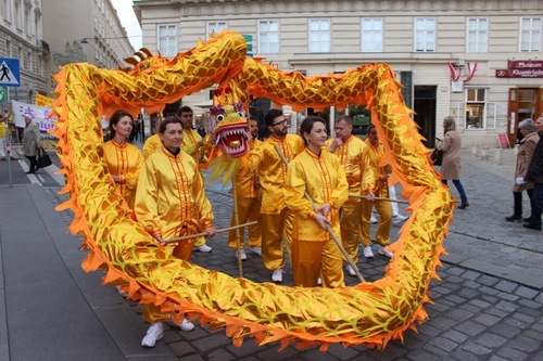 Der chinesische Drache bei der Freyung. © FDI Österreich