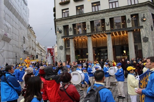 Am Michaelerplatz angekommen. © FDI Österreich