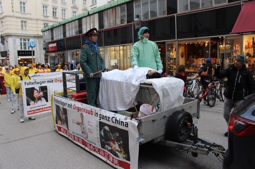 Anti-Folternachstellung und Organraub erschüttert. © FDI Österreich