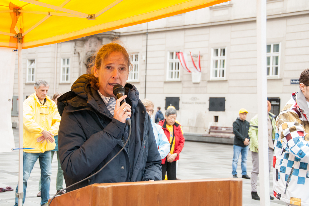 Mag.a Katja Hausmann-Bauer, Doctors Against Forced Organ Harvesting (DAFOH) © FDI Österreich