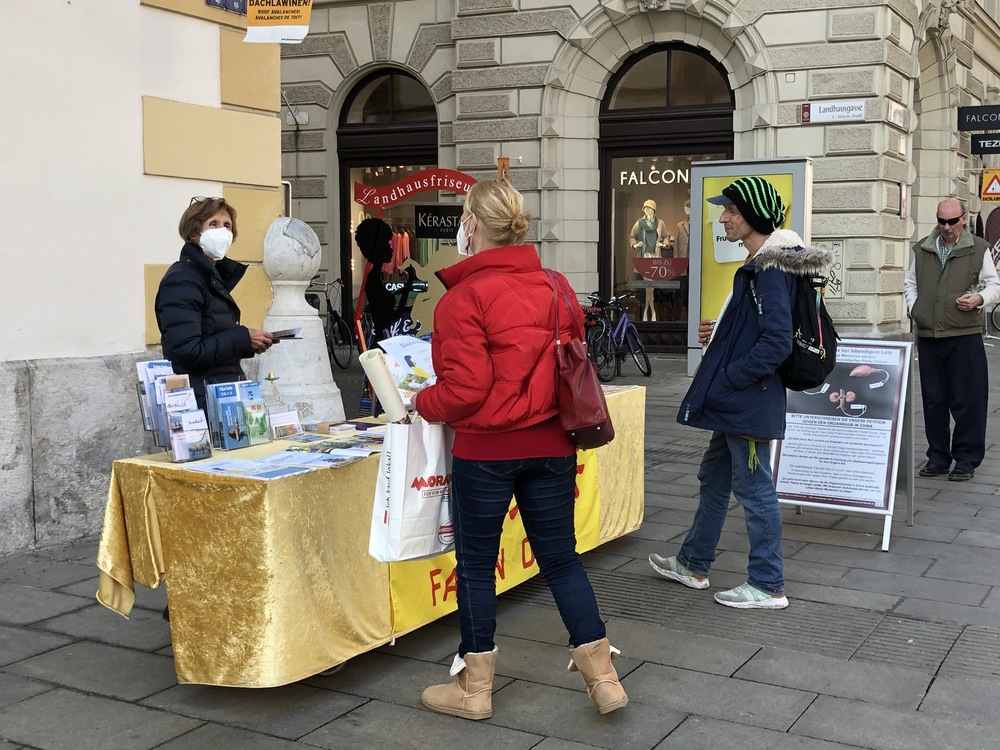 Kundgebung in der Herrengasse, Graz. Foto: privat