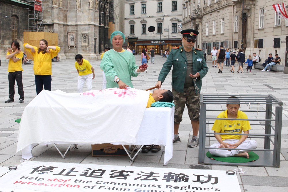 Organraubnachstellung, Stephansplatz Wien. © FDI Österreich