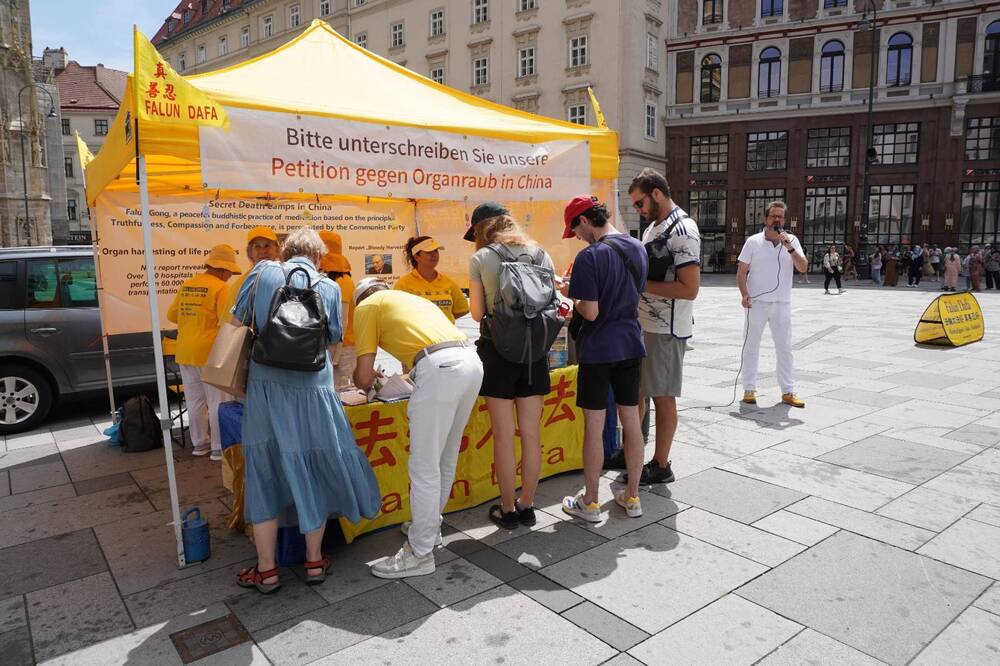 Kundgebung am Wiener Stephansplatz, 13.07.24