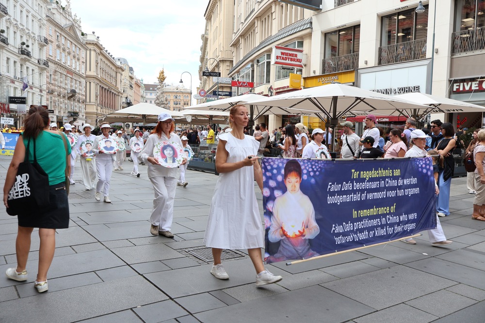 Stoppt die Verfolgung in China, Graben. Foto: FDI
