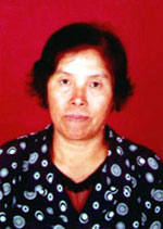 Frau Zhao Chunying vor der Verfolgung